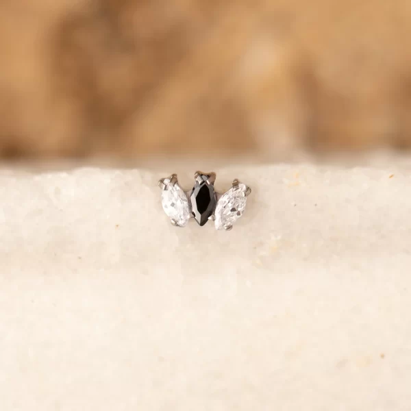 marquesine engarzado cristal negro
