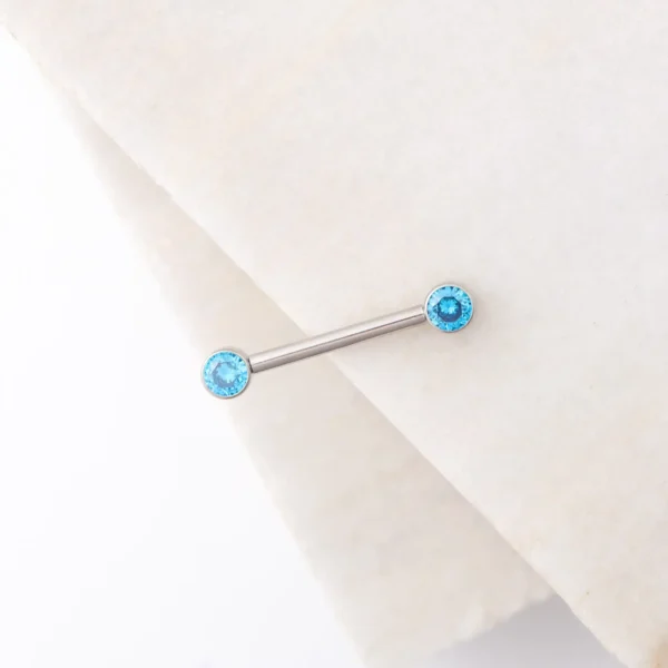 Nipple Gem Bar Azul Artico 2
